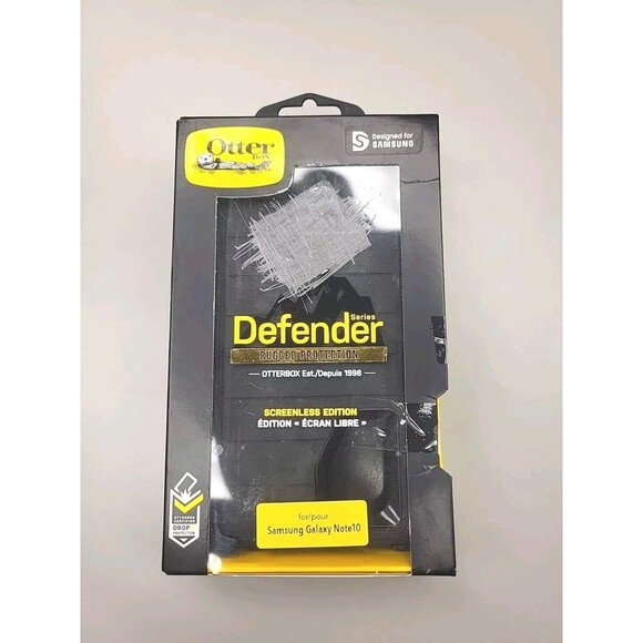 Smasung Galaxy Note 10 OTTERBOX Defender Back Cover Black (77-63674) - Picture 1 of 5